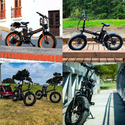 AOSTIRMOTOR Fat Tire Folding Electric Bike A20