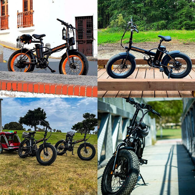 AOSTIRMOTOR Fat Tire Folding Electric Bike A20